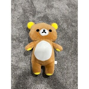 San-X Rilakkuma Plush Brown Bear 16 Inch Stuffed Animal Toy Zipper Back Kawaii